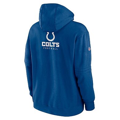 Men's Nike Royal Indianapolis Colts Sideline Club Fleece Pullover Hoodie