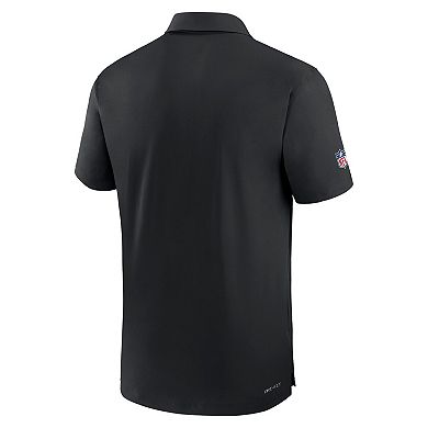 Men's Nike Black Baltimore Ravens Sideline Coaches Dri-FIT® Polo
