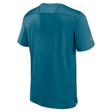 Men's Fanatics Branded  Teal San Jose Sharks Authentic Pro Tech T-Shirt