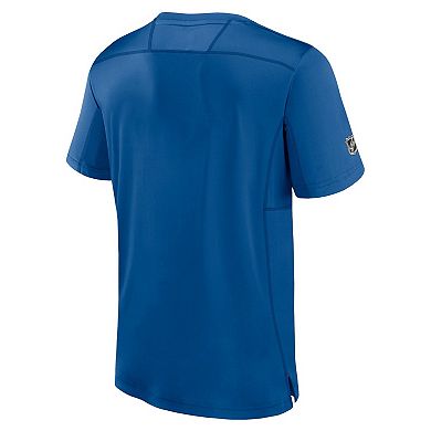 Men's Fanatics Branded  Blue Colorado Avalanche Authentic Pro Tech T-Shirt