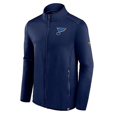 Men's Fanatics Branded  Navy St. Louis Blues Authentic Pro Full-Zip Jacket