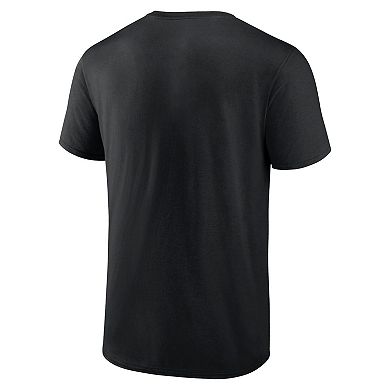 Men's Fanatics Branded  Black San Jose Sharks Authentic Pro Primary Replen T-Shirt