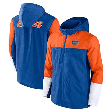 Men's Fanatics Branded Royal/Orange Florida Gators Game Day Ready Full-Zip Jacket