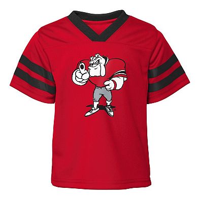 Preschool Red Georgia Bulldogs Two-Piece Red Zone Jersey & Pants Set