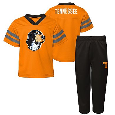 Infant Tennessee Orange Tennessee Volunteers Two-Piece Red Zone Jersey & Pants Set
