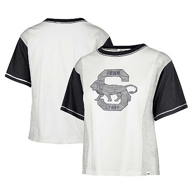 Women's '47 White Penn State Nittany Lions Vault Premier Tilda T-Shirt