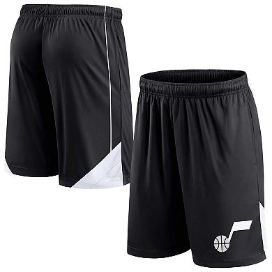 Men's Fanatics Branded Black Utah Jazz Slice Shorts