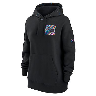 Women's Nike  Black Tennessee Titans 2023 NFL Crucial Catch Club Pullover Hoodie