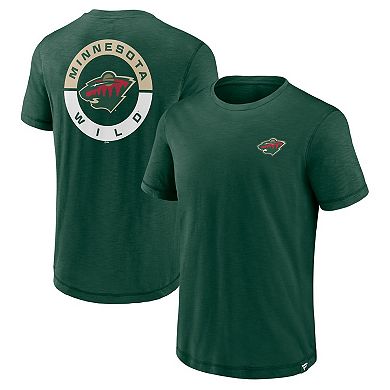 Men's Fanatics Branded Green Minnesota Wild High Stick T-Shirt