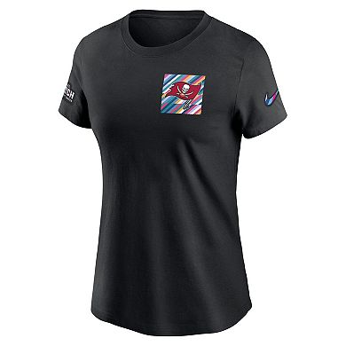 Women's Nike  Black Tampa Bay Buccaneers 2023 NFL Crucial Catch Sideline Tri-Blend T-Shirt