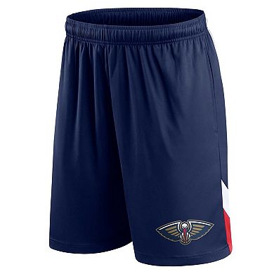 Men's Fanatics Branded Navy New Orleans Pelicans Slice Shorts