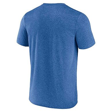 Men's Fanatics Branded Heather Blue Tampa Bay Lightning Playmaker T-Shirt