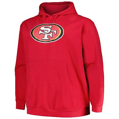 Men's Deebo Samuel Scarlet San Francisco 49ers Big & Tall Fleece Name & Number Pullover Hoodie