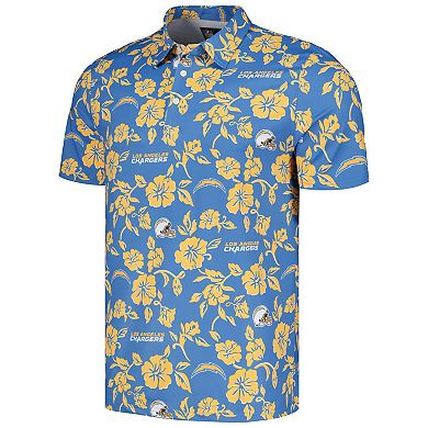 Men's Reyn Spooner Powder Blue Los Angeles Chargers Pua Performance Polo