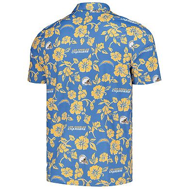 Men's Reyn Spooner Powder Blue Los Angeles Chargers Pua Performance Polo