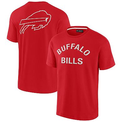 Unisex Fanatics Signature Red Buffalo Bills Super Soft Short Sleeve T-Shirt