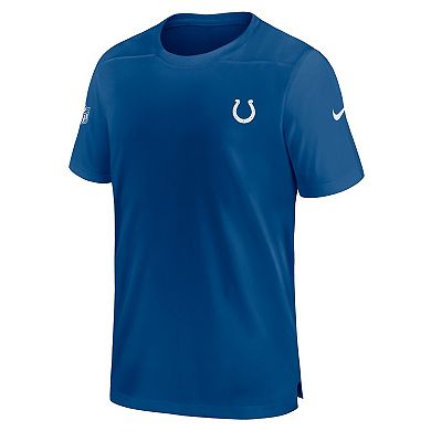 Men's Nike  Royal Indianapolis Colts Sideline Coach Performance T-Shirt