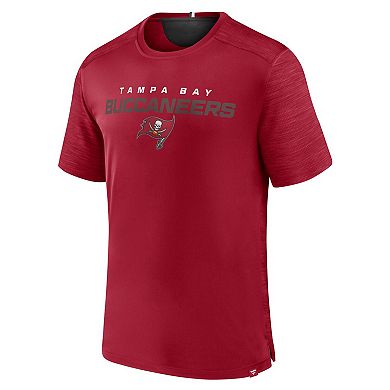 Men's Fanatics Branded Red Tampa Bay Buccaneers Defender Evo T-Shirt