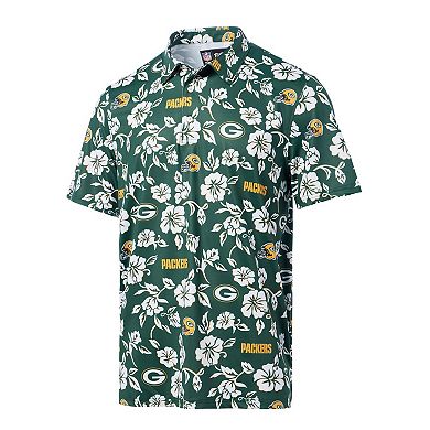 Men's Reyn Spooner Green Green Bay Packers Pua Performance Polo