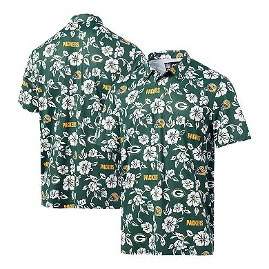 Men's Reyn Spooner Green Green Bay Packers Pua Performance Polo