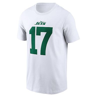 Men's Nike Garrett Wilson White New York Jets Legacy Player Name & Number T-Shirt