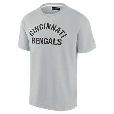 Unisex Fanatics Signature Gray Cincinnati Bengals Super Soft Short Sleeve T-Shirt