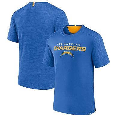 Men's Fanatics Branded Powder Blue Los Angeles Chargers Defender Evo T-Shirt