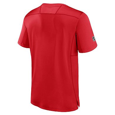Men's Fanatics Branded  Red Chicago Blackhawks Authentic Pro Tech T-Shirt