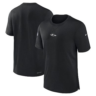 Men's Nike Black Baltimore Ravens 2023 Sideline Performance T-Shirt