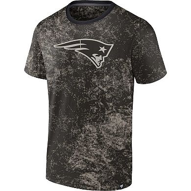 Men's Fanatics Branded Black New England Patriots Shadow T-Shirt