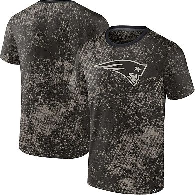 Men's Fanatics Branded Black New England Patriots Shadow T-Shirt