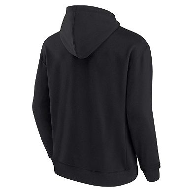 Unisex Fanatics Signature Black Miami Heat Elements Super Soft Fleece Pullover Hoodie