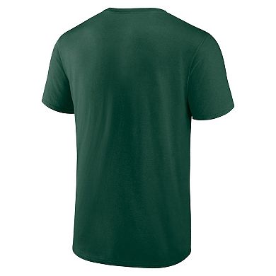 Men's Fanatics Branded  Green Minnesota Wild Authentic Pro Secondary Replen T-Shirt