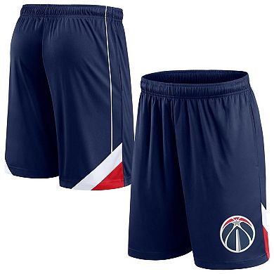 Men's Fanatics Branded Navy Washington Wizards Slice Shorts