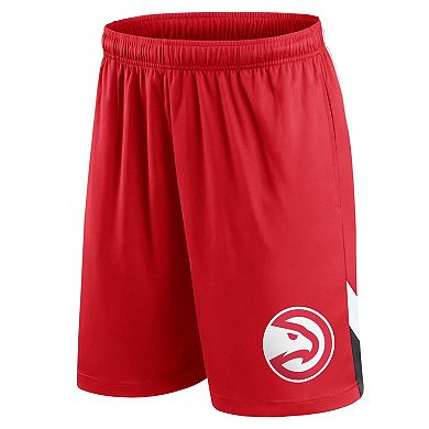 Men's Fanatics Branded Red Atlanta Hawks Slice Shorts