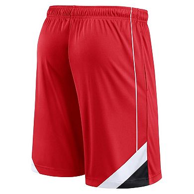 Men's Fanatics Branded Red Atlanta Hawks Slice Shorts