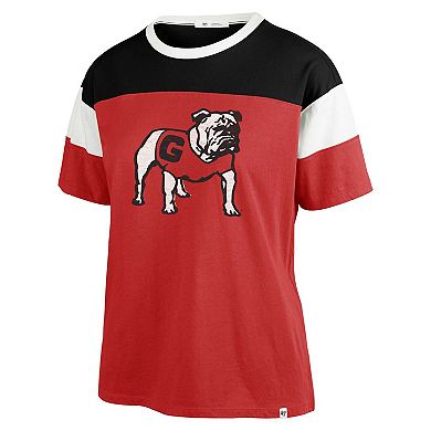 Women's '47 Red Georgia Bulldogs Premier Time Off T-Shirt