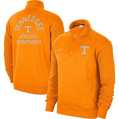 Men's Nike Tennessee Orange Tennessee Volunteers Campus Athletic Department Quarter-Zip Sweatshirt