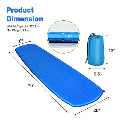 Inflatable Sleeping Pad with Carrying Bag