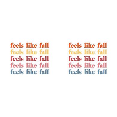 Feels Like Fall Stack Text 27-oz. Stainless Steel Travel Mug