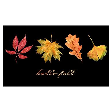 Hello Fall Autumn Leaves 17-oz. Stainless Steel Water Bottle