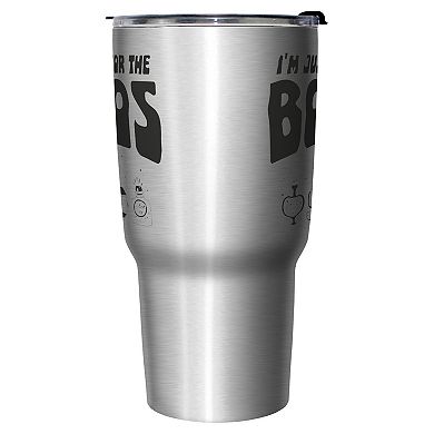 Halloween I'm Just Here For The Booos 27-oz. Stainless Steel Travel Mug