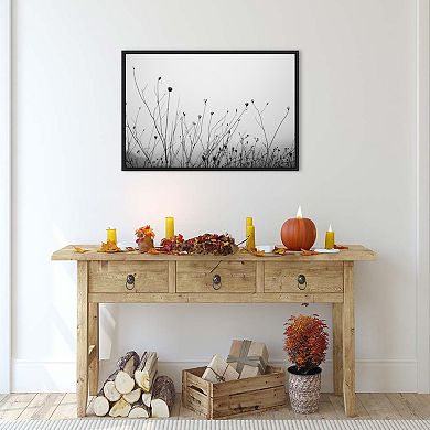 Autumn Grasses by Aledanda  Framed Canvas Wall Art Print