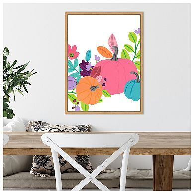 Bright Harvest I by June Erica Vess Framed Canvas Wall Art Print