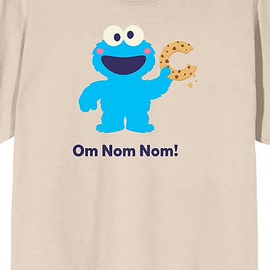 Juniors' Sesame Street Cookie Monster Graphic Tee