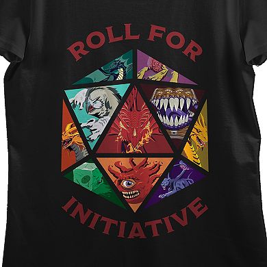 Juniors' Dungeons & Dragons Roll Graphic Tee