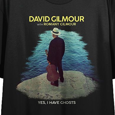  Juniors' David Gilmour I Have Ghosts Cropped Graphic Tee