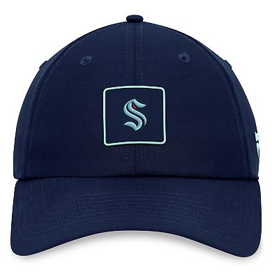 Men's Fanatics Branded Deep Sea Blue Seattle Kraken Authentic Pro Rink Adjustable Hat