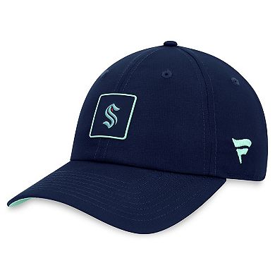 Men's Fanatics Branded Deep Sea Blue Seattle Kraken Authentic Pro Rink Adjustable Hat