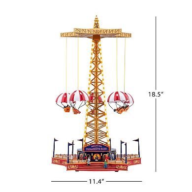 Mr Christmas World's Fair Parachute Ride Table Decor